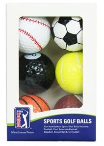sports novelty golf balls