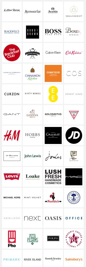 Oxford Westgate brands