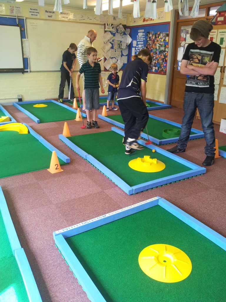 events with crazy golf