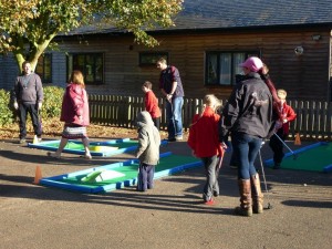 Crazy Golf Fun for school children