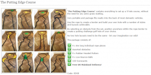 new budget mini golf course from Putterfingers