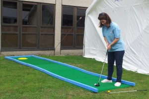 The 5m Challenge using Putterfingers interlocking crazy golf course