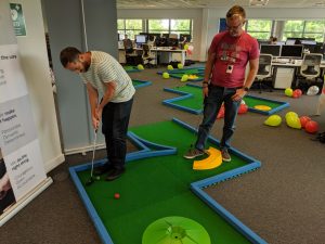 Worldpay_FIS office mini golf
